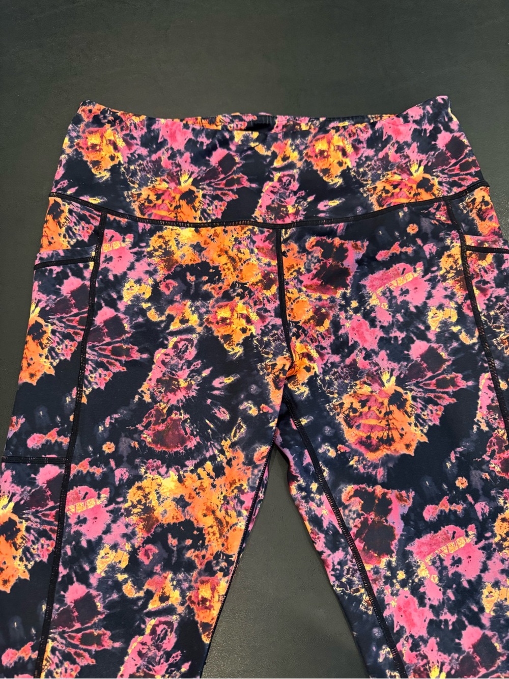 CVG Acid Wash Tie-Dye (RETIRED PRINT) Capri Leggings - Picture 3 of 9
